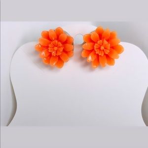 ♡ 2 for 20$ ♡ Orange Flower Earrings